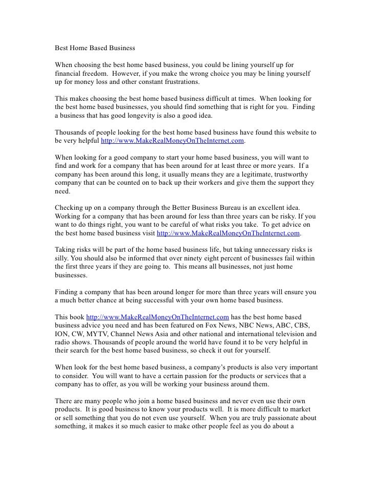 people looking for home based business